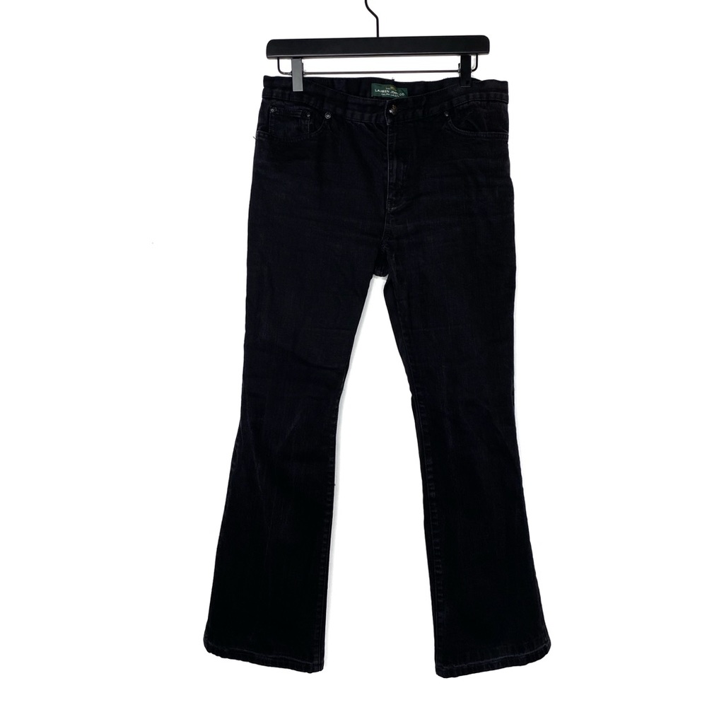 Lauren Jeans Co. Black Classic Boot Cut Jeans